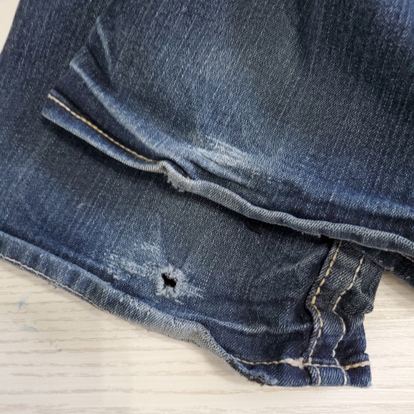 BIG STAR Women's Size 29L Sweet Ultra Low Rise Bootcut Jeans Flap Back Pockets - Picture 5 of 7